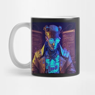 Steampunk Coder - V4 - A fusion of old and new technology Mug